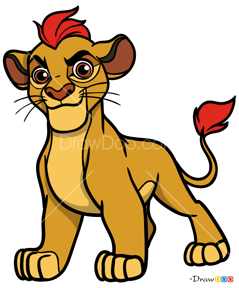 How to Draw Kion, The Lion Guard